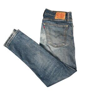 Levi's Men's Jeans 32x30 Distressed Straight Fit Blue Denim Casual Style